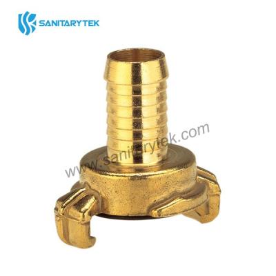 Brass quick bayonet coupling with hose tail