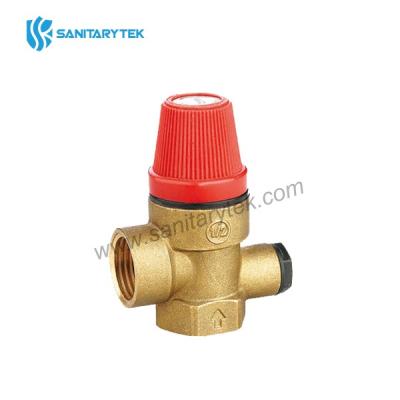 Female safety valve with manometer connection 1/4