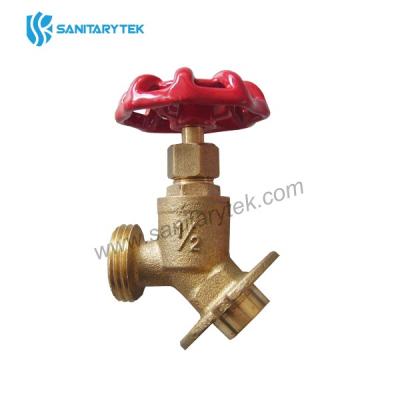 Brass sweat sillcock valve, sweat (solder) x male hose