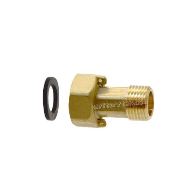 Water meter connection, brass