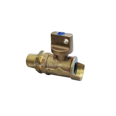 Water meter ball valve