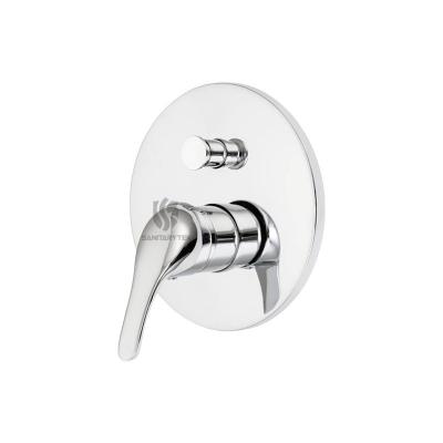 Built-in single handle shower mixer with diverter