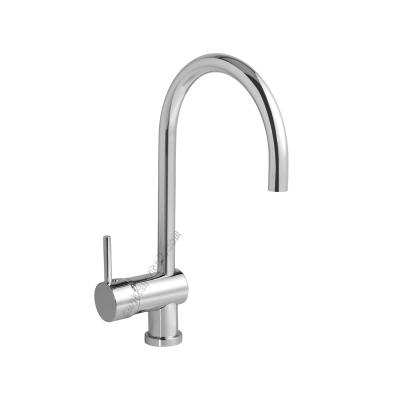 Single lever sink mixer with swivel spout, chrome