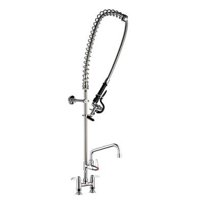 Pre-Rinse Unit with 4 in. bridge tap and add-on faucet