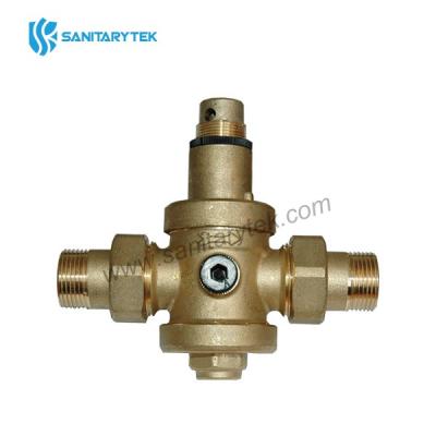 Pressure reducing valve with pipe union MF