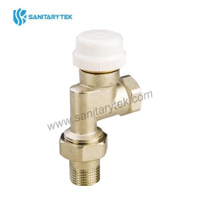 Reverse thermostatic valve for iron pipe