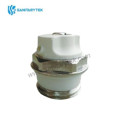 Rotating air-vent valve with silicone-ring for radiator