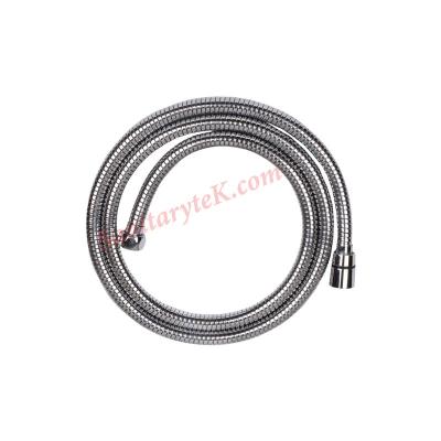 Stainless steel extensible double lock shower hose