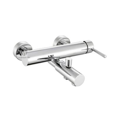 Single handle bathtub faucet, chrome