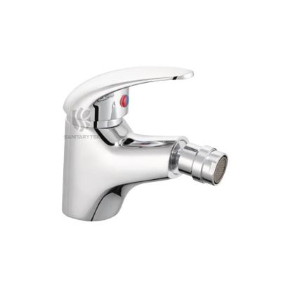 Single handle bidet faucet, without outlet, chrome