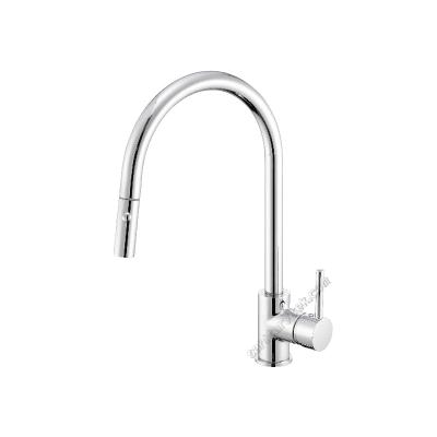 Single hole pull out sink mixer, chrome