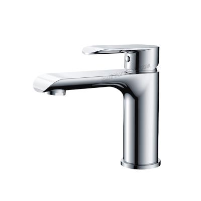 Single handle mixer basin tap chrome