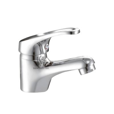 Single lever basin mixer, without pop-up waste, chrome