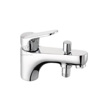 Single lever bath mixer, chrome