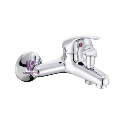 Single lever bath-shower mixer, without shower set, chrome