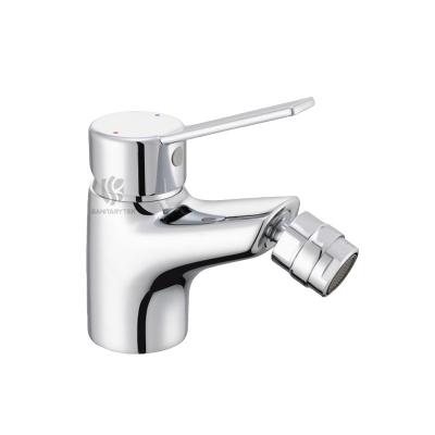 Single lever bidet mixer chrome