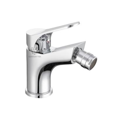 Single lever bidet mixer chrome