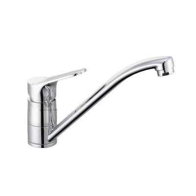 Single lever sink mixer, swivel spout