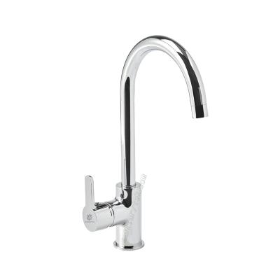 Single lever sink mixer with swivel spout, chrome