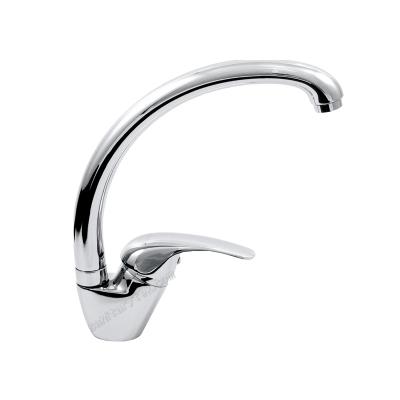 Sink faucet with swivel high spout