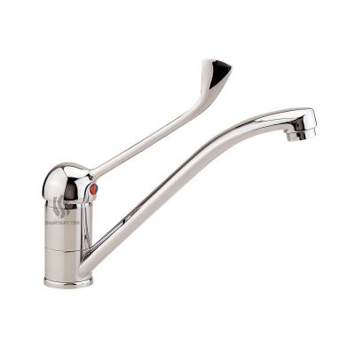 Sink mixer swivel spout long lever, chrome