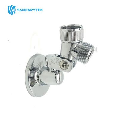 Swivel base and pin wall mount for hand shower chrome