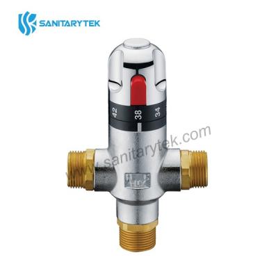 Thermostatic water mixer valve