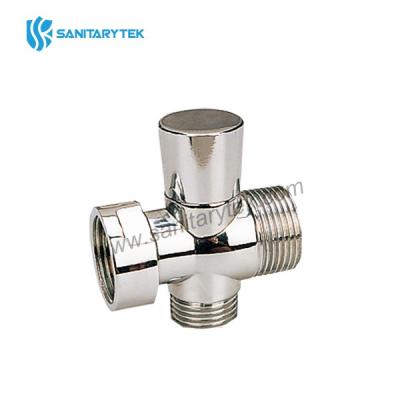 Three-way extensible valve,chrome-plated