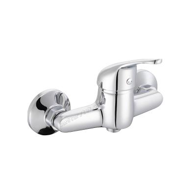 Wall-mounted single lever shower mixer, without shower kit