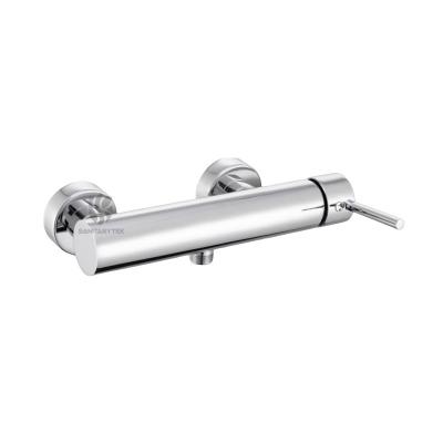 Wall mounted shower mixer chrome