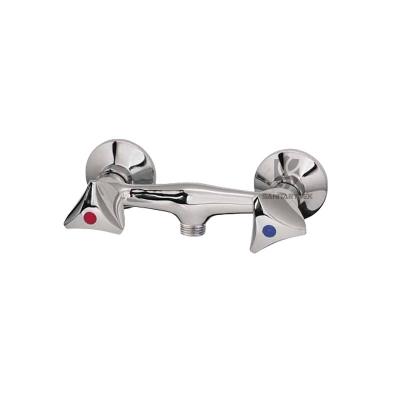 Wall-mounted shower mixer, chrome