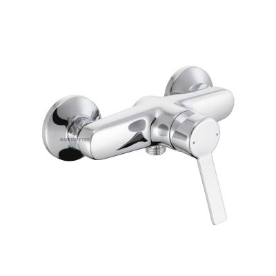 Wall single lever shower mixer, chrome