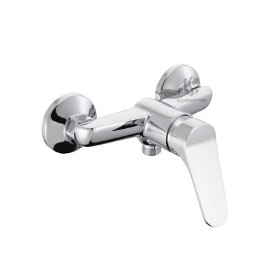 Wall single lever mixer, for shower, chrome