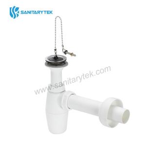 Wash-basin siphon with fix sink waste, Ø32 mm outlet